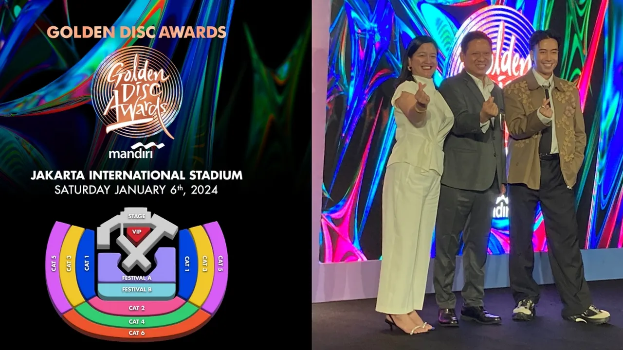 Golden Disc Awards Siap Digelar di Jakarta Tahun Depan, Tiket VIP Package Dapat Akses Red Carpet