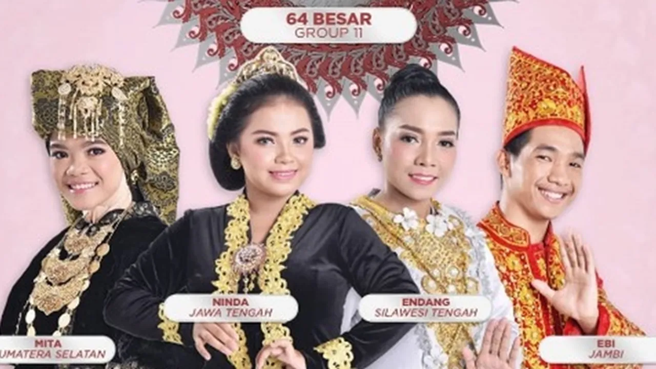 Grup 11 Top 64: Ninda Tertinggi , Mita Duta Provinsi Sumatera Selatan Tersenggol