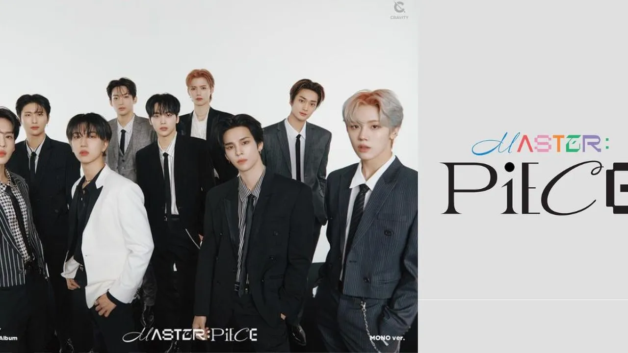 Grup K-Pop CRAVITY Rilis Mini Album 'MASTER : PIECE' Luapan Semangat dan Emosi Bebas oleh Generasi Muda