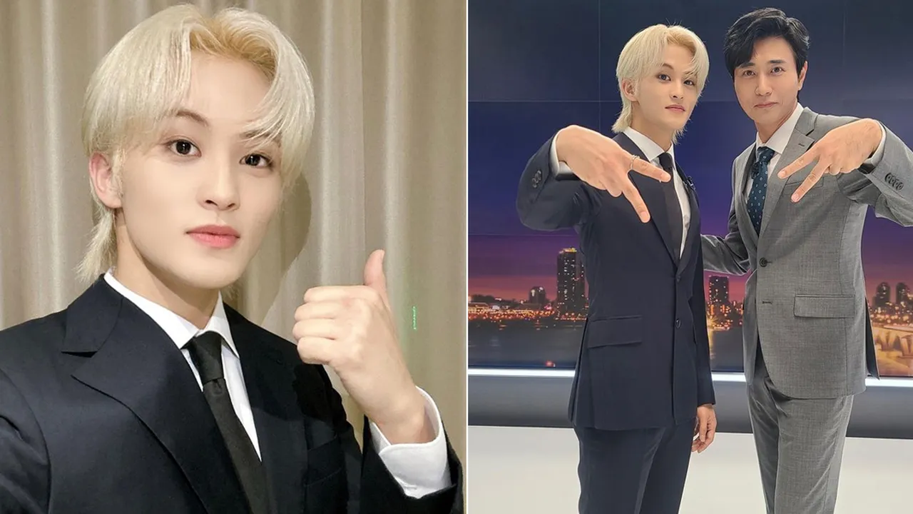 Hadir di JTBC 'News Room', Mark NCT Jadi Pembaca Ramalan Cuaca