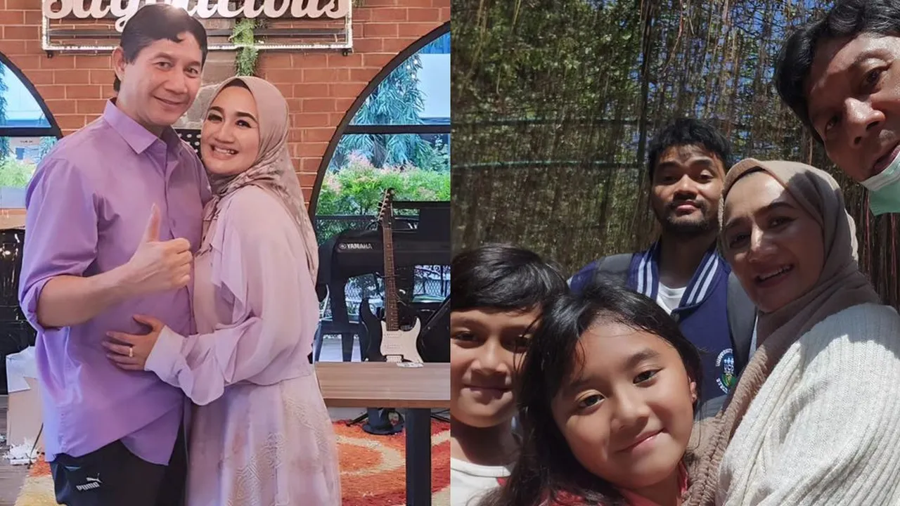 Hangat, Nini Carlina Umrah Bersama dengan Sang Suami Dokter Indra Marki dan Ketiga Anaknya