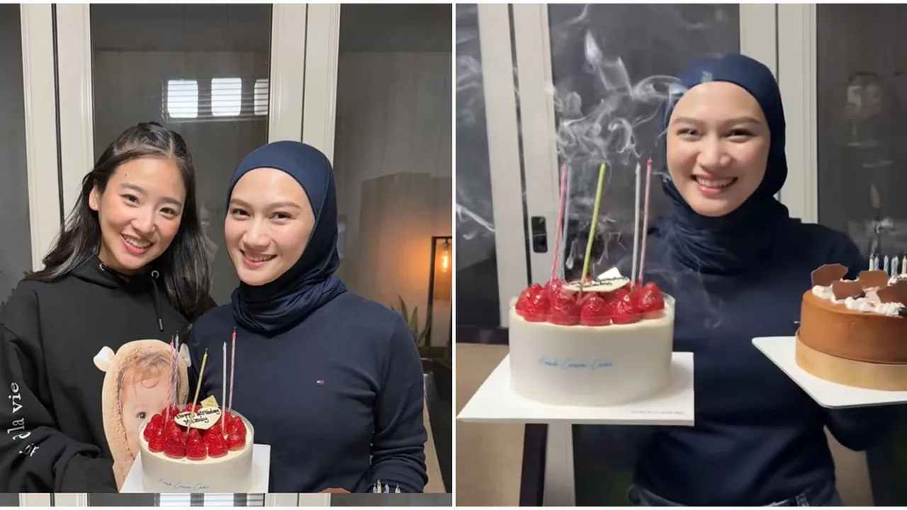 Haruka Memberi Kejutan Manis di Ulang Tahun Melody, Ditambah Parsel dari Irish Bella