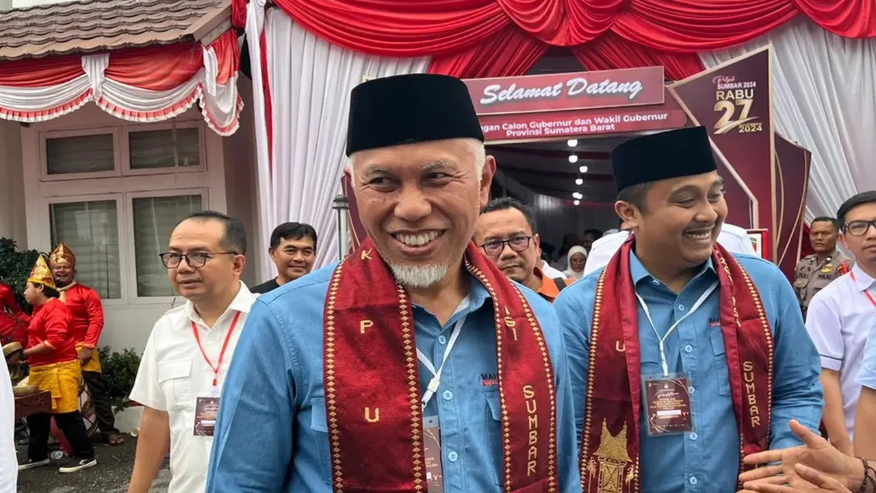 Hasil Quick Count Pilkada Sumatera Barat 2024, Mahyeldi-Vasco Memimpin