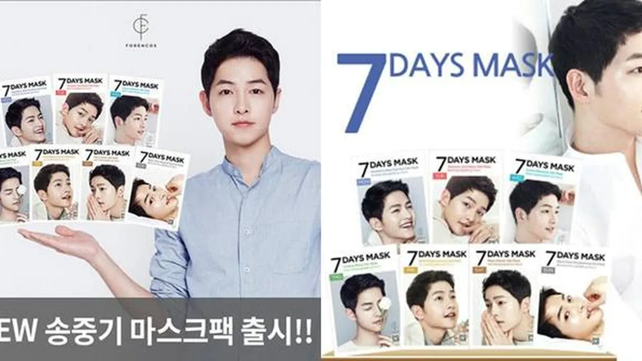 Hati-Hati! Masker Bergambar Song Joong Ki Terbukti Telah Dipalsukan