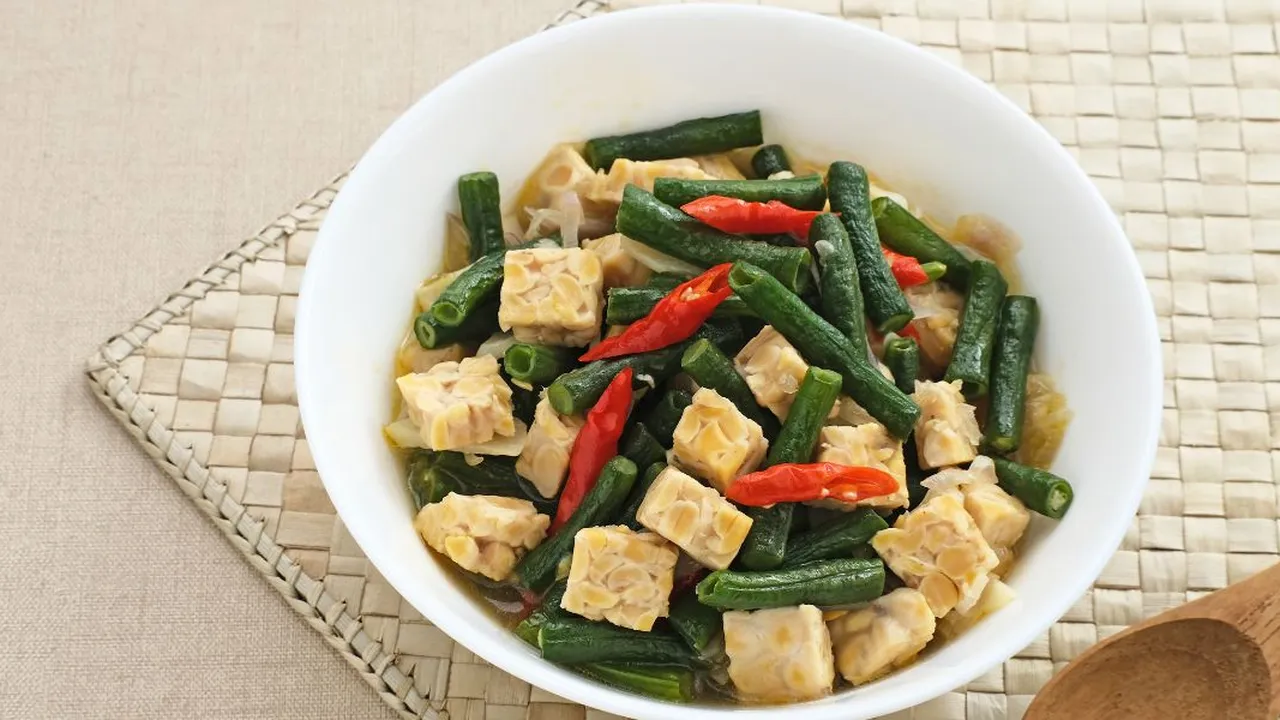Hidangan Sehat, Tumis Kacang Panjang Tempe yang Lezat dan Bergizi!