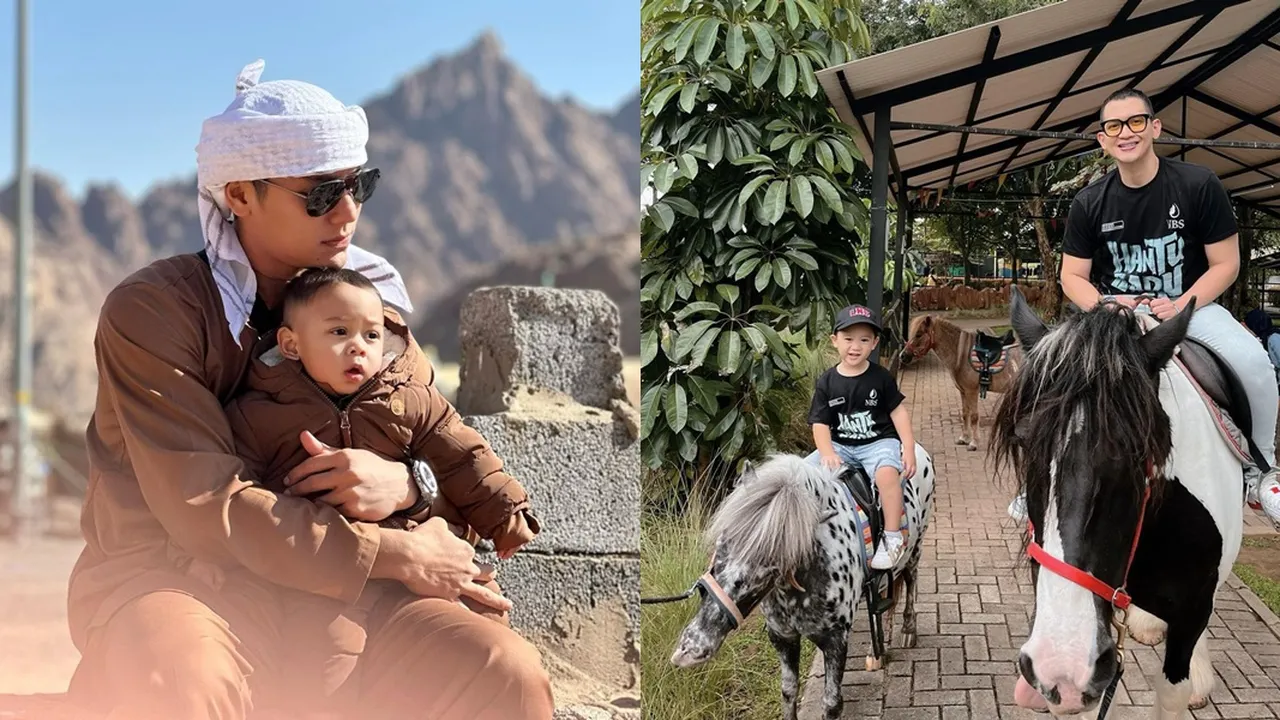 Hot Daddy! Ini 10 Potret Aktor Sinetron Bareng Anak Semata Wayangnya, Paras Rupawan Semua - Curi Perhatian