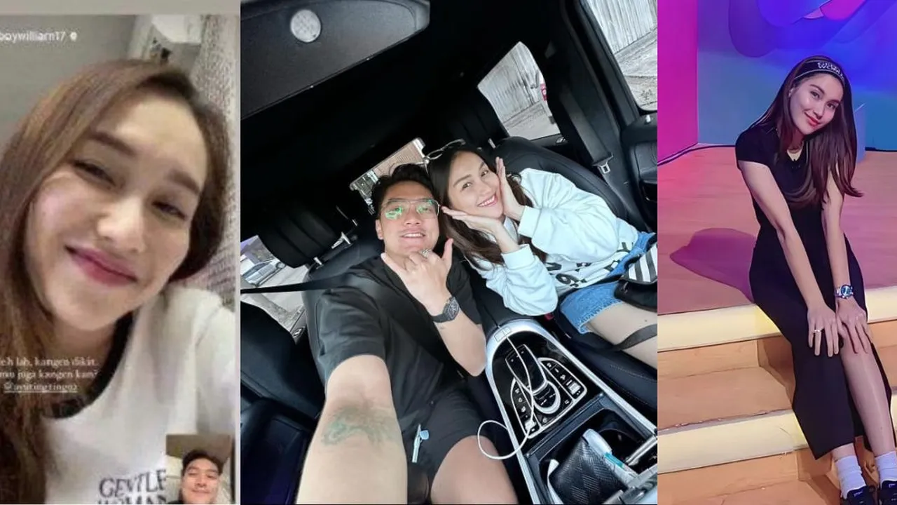 Hubungan Sempat Dikabarkan Renggang, Ayu Ting Ting Pamer VC dengan Boy William - Rindu Tapi Saling Ejek