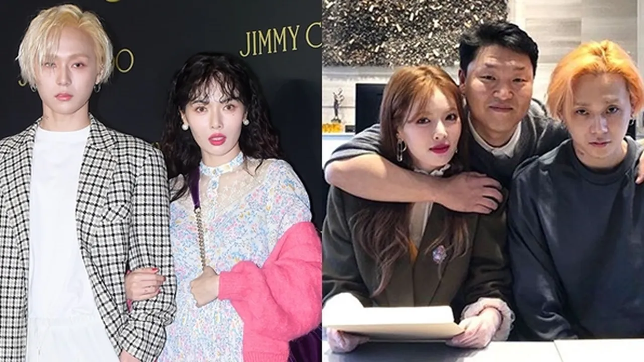 HyunA dan E'Dawn Eks Pentagon Resmi Bergabung Dengan Agensi Milik PSY
