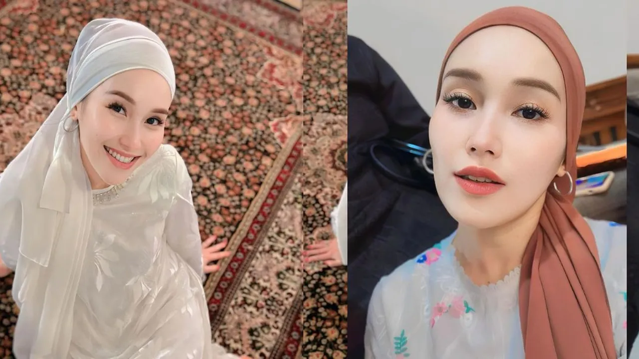 Ide Hijab Perpaduan Model dan Warna Baju ala Ayu Ting Ting, Tampil Modis saat Lebaran Ide Hijab Perpaduan Model dan Warna Baju ala Ayu Ting Ting, Tampil Modis saat Lebaran