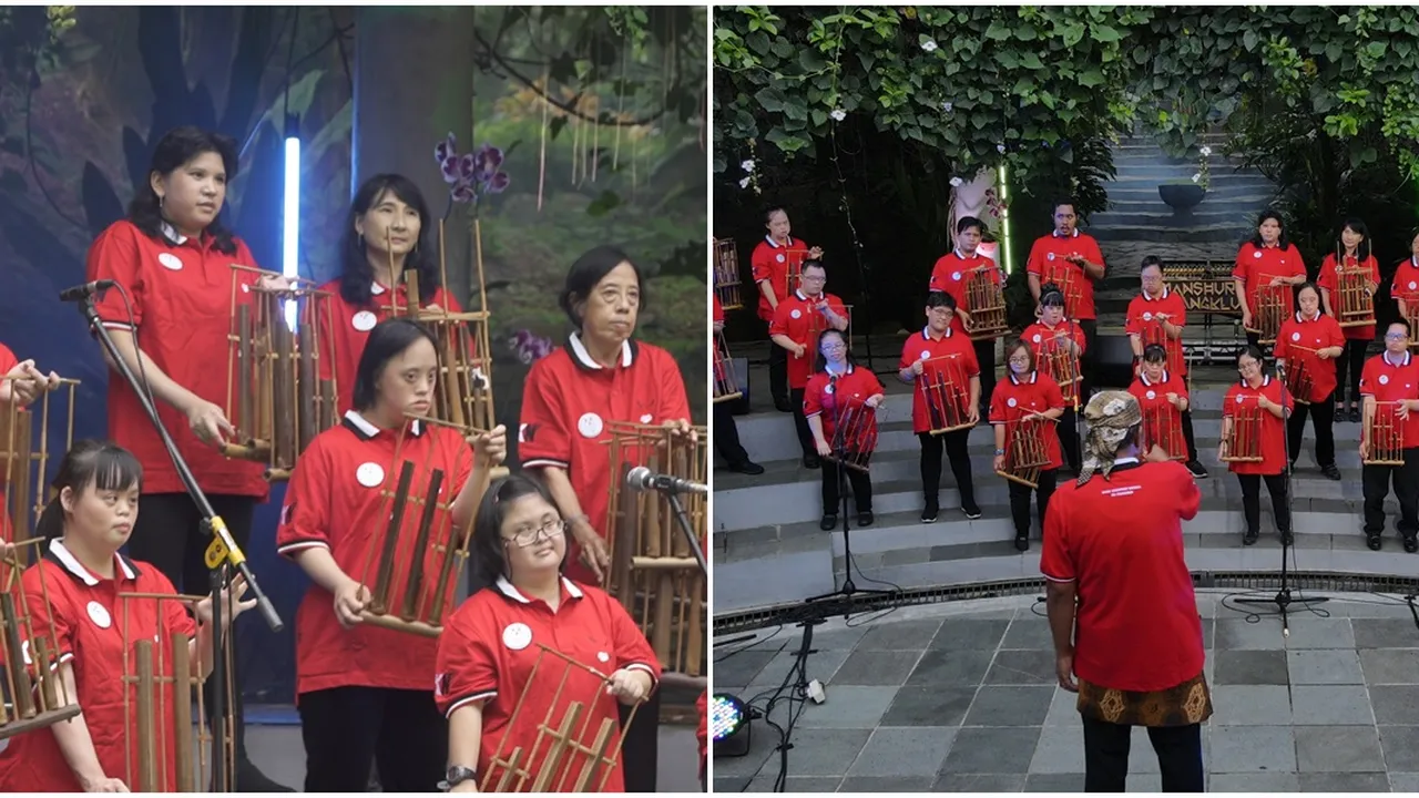 Ikatan Down Syndrome Indonesia Sukses Tampil Memukau Di Perayaan Hari Angklung
