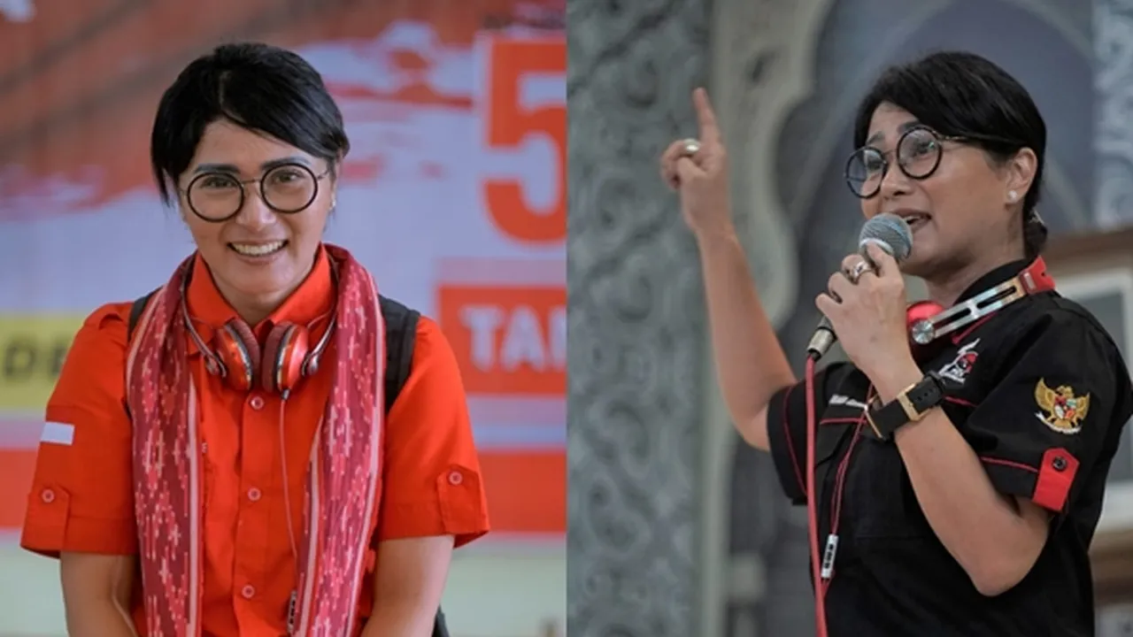Ikut nyaleg, Tamara Geraldine Sambangi Lima Lokasi Dalam Sehari
