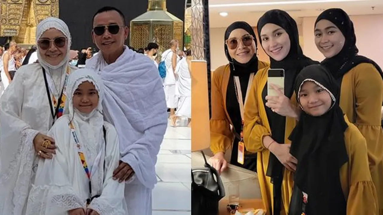 Ikut Umrah, Ini 7 Potret Bilqis Anak Ayu Ting Ting Pakai Pakaian Ihram Tuai Pujian