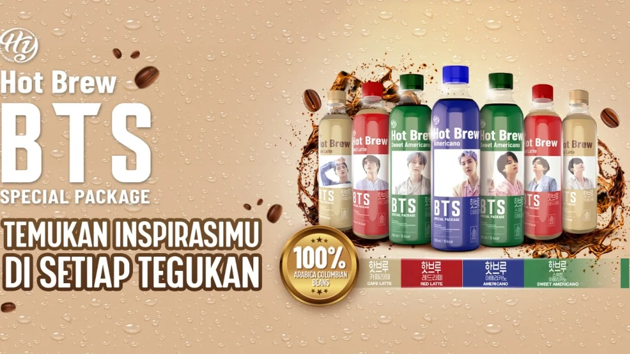 Inovasi Kopi Siap Minum BTS Hot Brew Coffee Kini Hadir di Indonesia