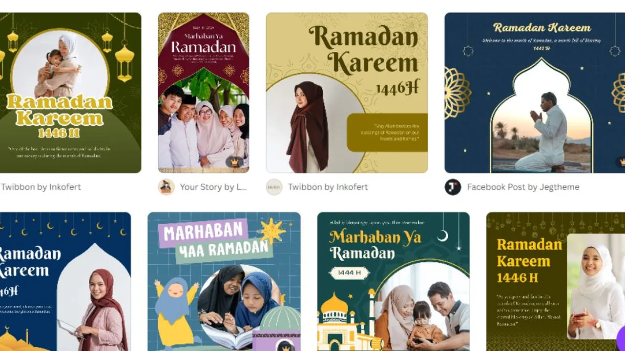 Inspirasi Desain Poster untuk Menyambut Ramadhan 2025, Menarik dan Eye Catching