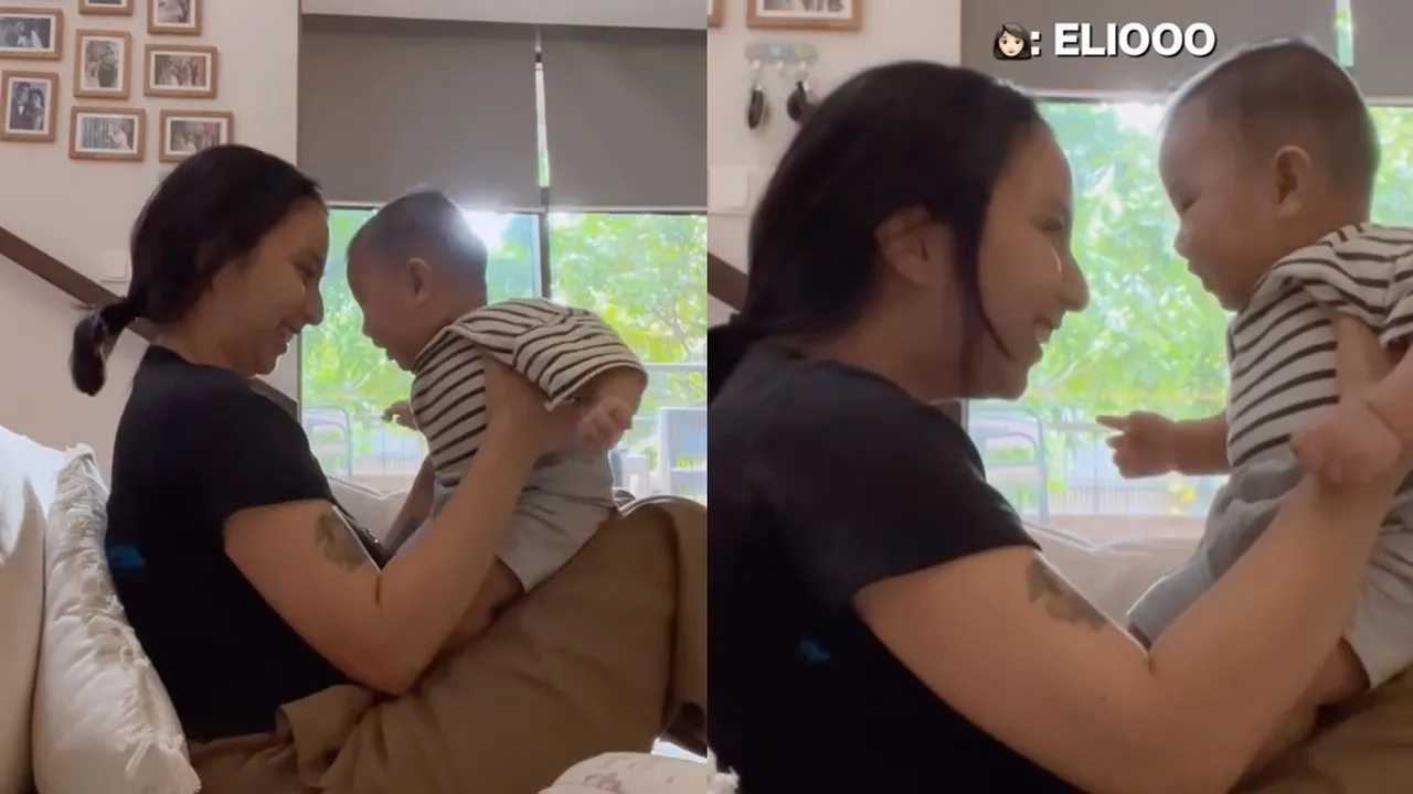 Interaksi Menggemaskan Elio B. Suherman dengan Ibunya, Sekarang sudah Berumur Hampir 5 Bulan Interaksi Menggemaskan Elio B. Suherman dengan Ibunya, Sekarang sudah Berumur Hampir 5 Bulan