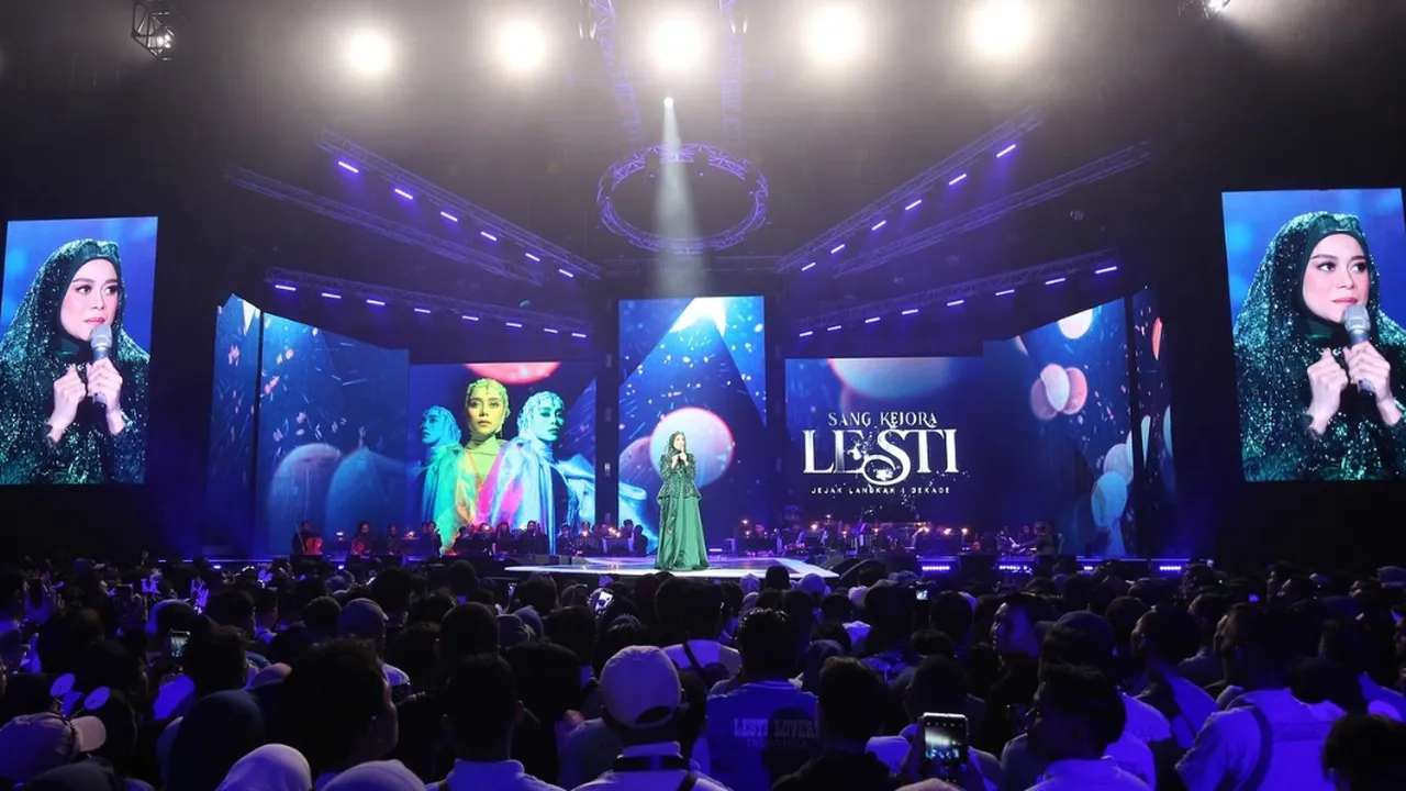 Intip Momen Keseruan Konser Lesti 'Sang Kejora', Konser Tunggal Perdana setelah 10 Tahun Berkarir