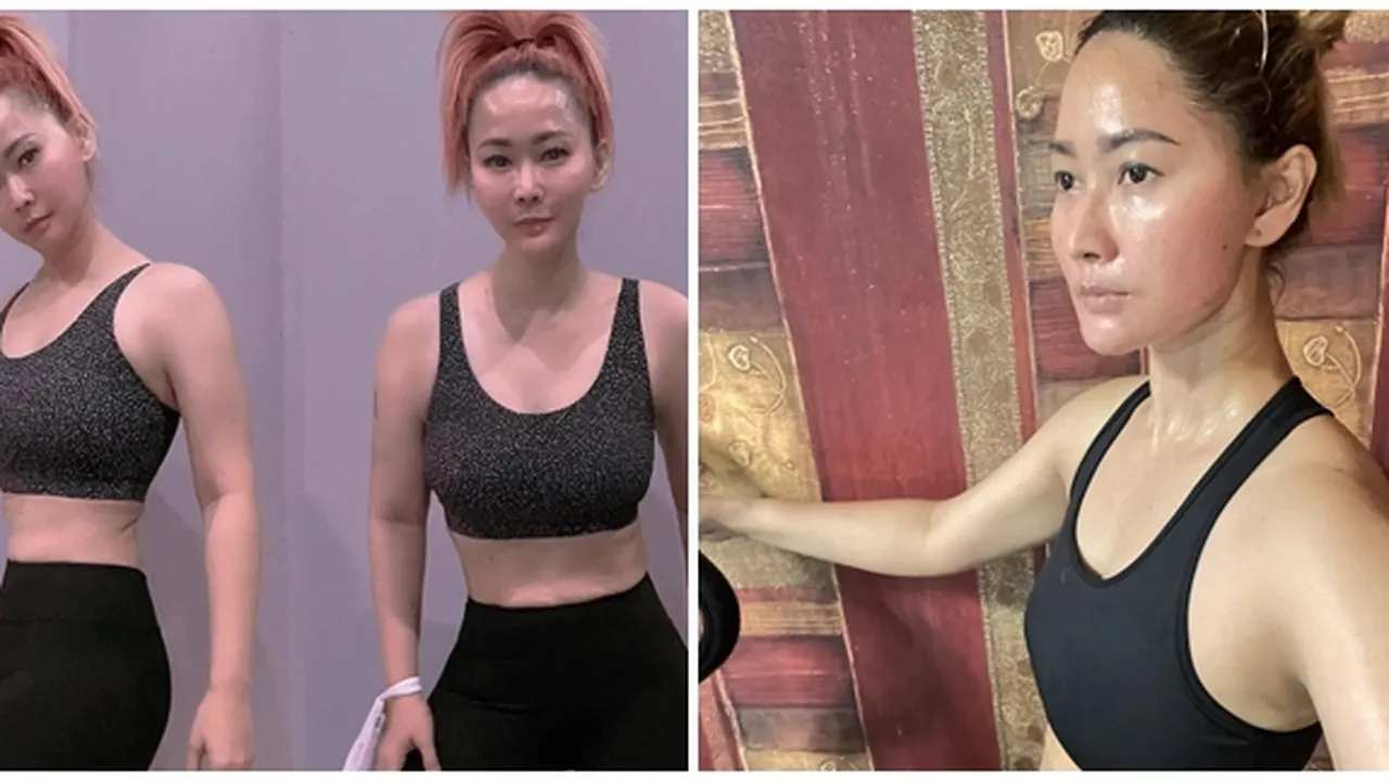 Inul Daratista Sempatkan Nge-Gym Sebelum Syuting, Pamer Perut Langsing