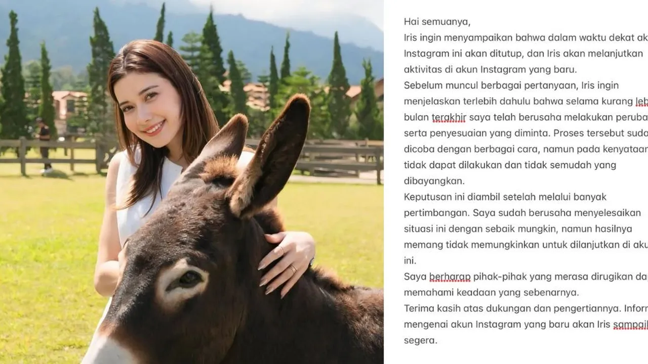 Iris Wullur Putuskan Tutup Akun Instagram, Ungkap Alasan Setelah 8 Bulan Berusaha