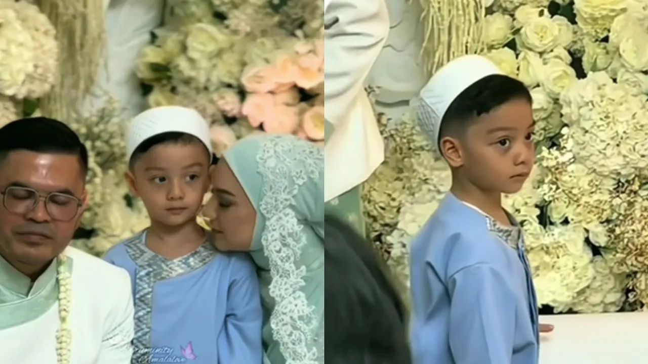 Irish Bella Lepas Status Janda, Ekspresi Air Rumi Jadi Sorotan di Hari Pernikahan sang Ibunda