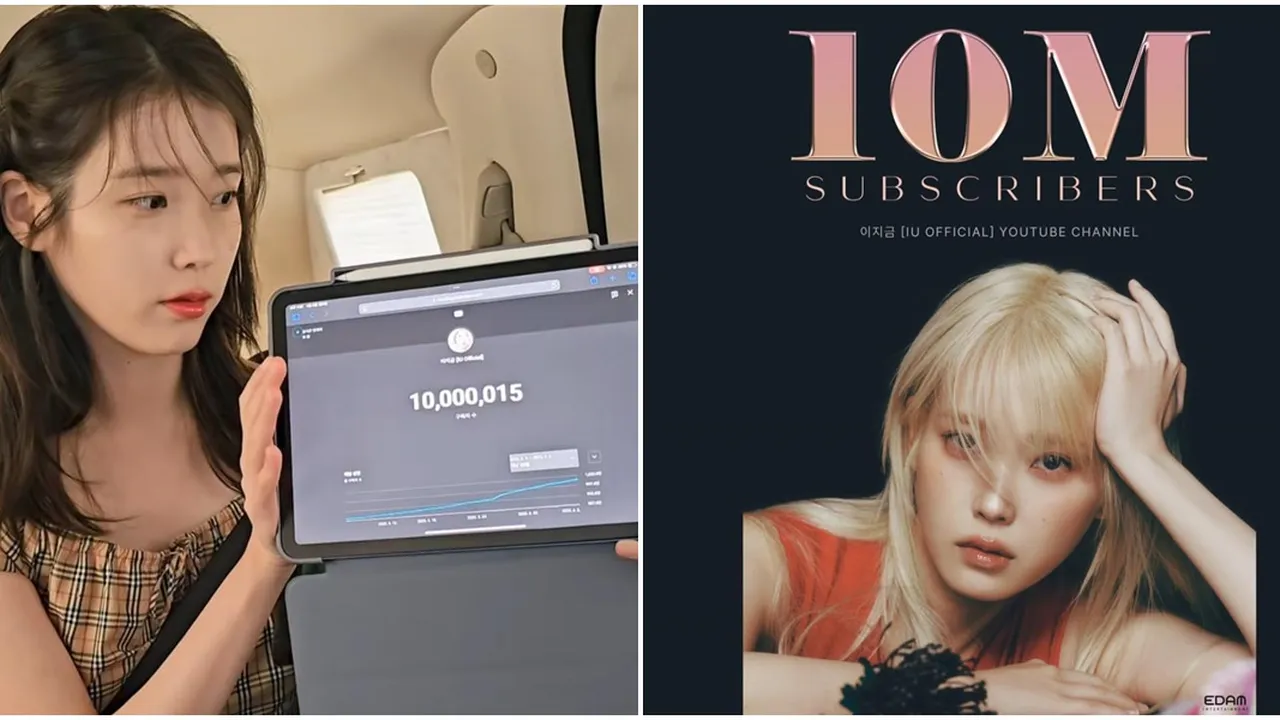IU Rayakan 10 Juta Subscriber YouTube dengan  Penuh Canda dan Ungkapan Terima Kasih
