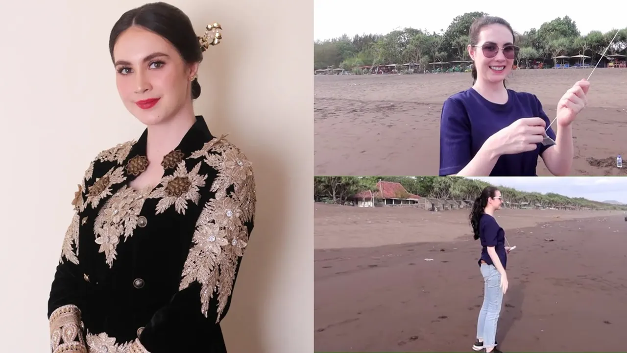 Meski Jadi Artis dan Istri Pejabat, Begini 8 Gaya Arumi Bachsin Saat Liburan ke Pantai - Kesederhanaannya Disorot