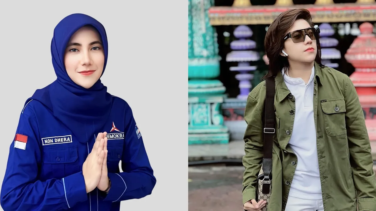 Jadi Caleg, Dera Idol Mendadak Berhijab - Dagunya Lancip Ikutan Disorot