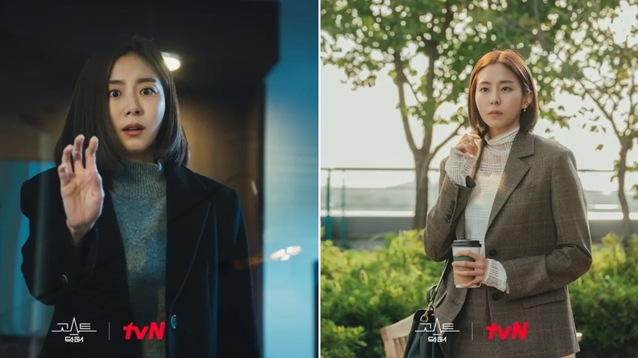 Jadi Dokter Cantik dalam GHOST DOCTOR, Ini 8 Potret Uee yang Tampilkan Visual Makin Bening