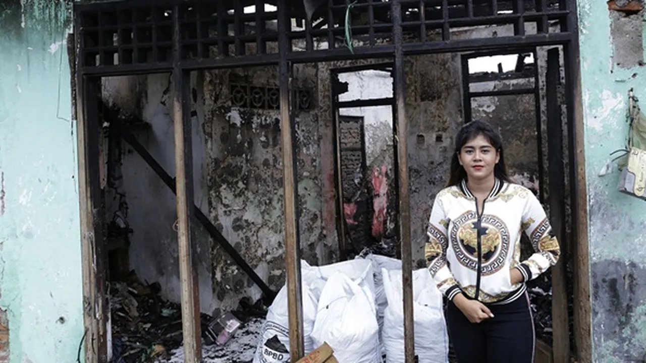 Jadi Korban Kebakaran, Khori LIDA Dapat Bantuan dari Para Sahabat