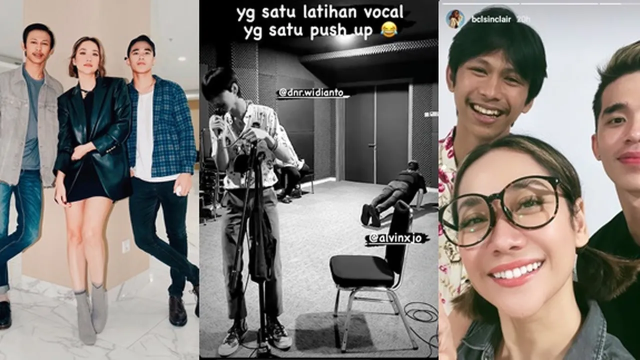 Jadi Mentor Team Boys X FACTOR, Ini 7 Potret Kekompakan Bunga Citra Lestari dengan Danar dan Alvin