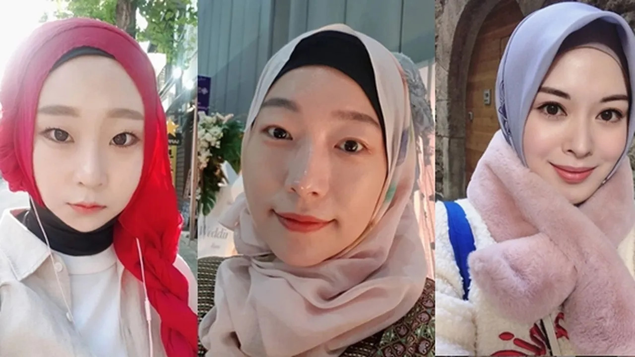 Jadi Mualaf, 3 Selebgram Korea Selatan Ini Jadi Sorotan dan Makin Cantik Berhijab