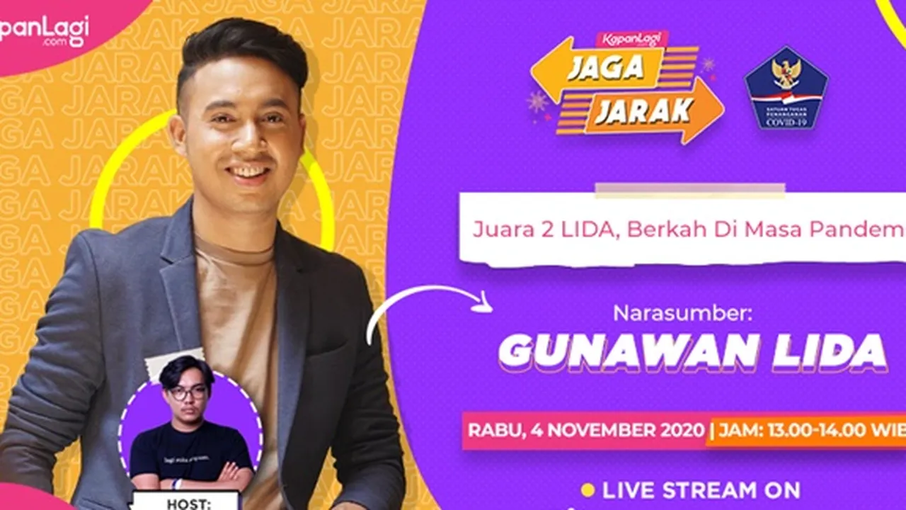 Jadi Runner Up LIDA 2020, Gunawan Anggap Sebagai Sebuah Berkah di Tengah Masa Pandemi