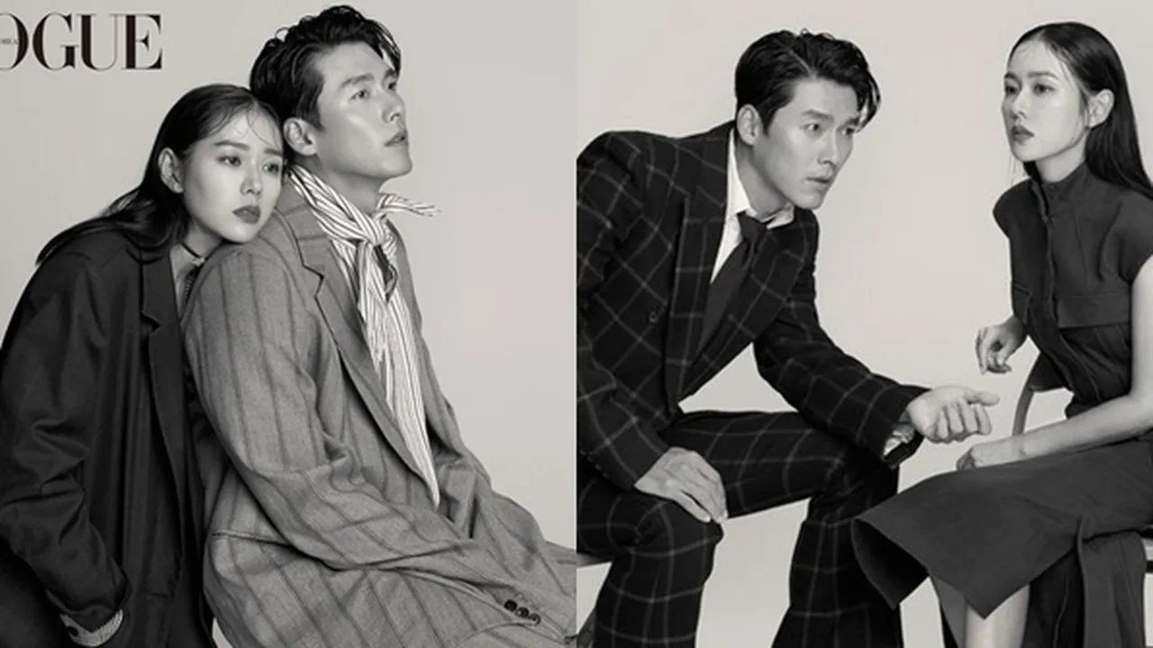 Jalani Pemotretan Bareng, Combo Visual Hyun Bin - Son Ye Jin Banjir Visual