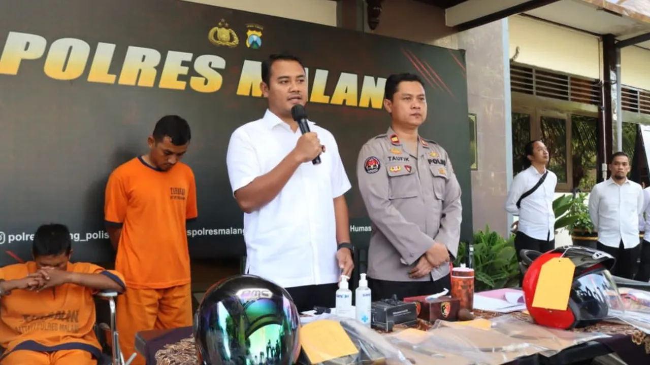 Jambret Sadis Beraksi di Malang, Satu Dilumpuhkan Timah Panas