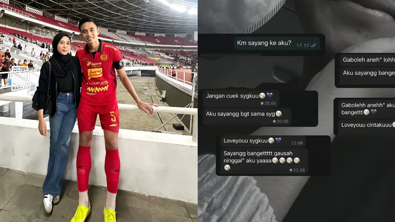 Jarang Pamer Kemesraan, Rizky Ridho Ternyata Bucin dan Perhatian Pada Pasangan