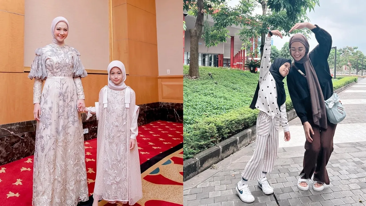 Jarang Tersorot, Ini 7 Potret Khanza Anak Poppy Bunga yang Kini Belajar Berhijab Jarang Tersorot, Ini 7 Potret Khanza Anak Poppy Bunga yang Kini Belajar Berhijab