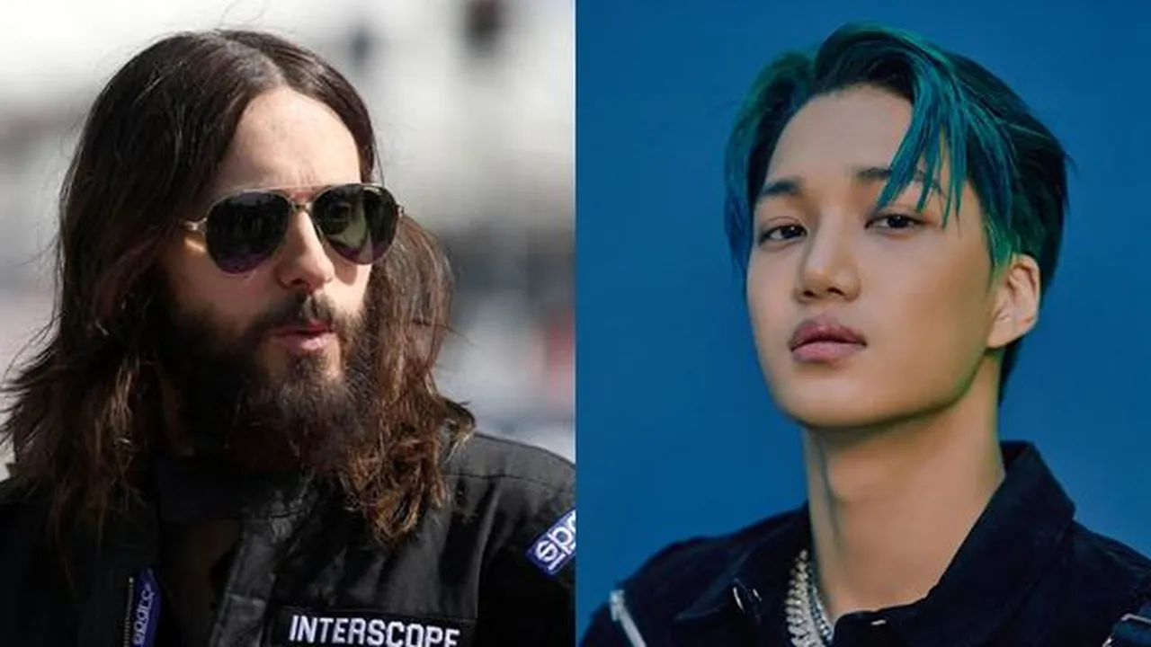 Jared Leto Pamer Nulis Hangul, Kai EXO Senyum Malu-Malu dan Jabat Tangan dengan Sopan