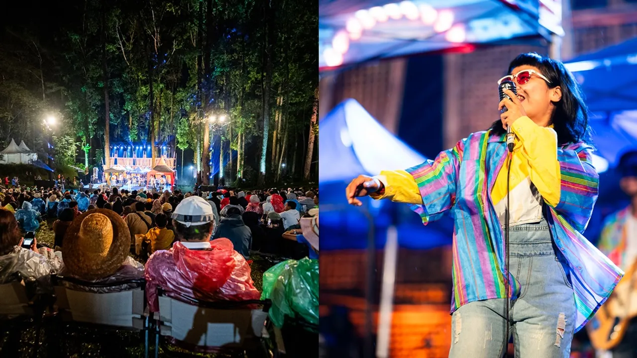 Jazz Gunung Slamet 2024 Sempat Ditunda Karena Hujan, Tetap Meriah - Dibuka oleh Cresensia Naibaho