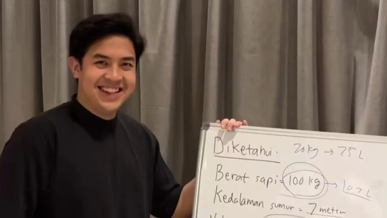 Jerome Polin Terima Tantangan Hitung Diameter Sumur Tempat Jatuhnya Sapi, Netizen: yang Penting Sapinya Selamat