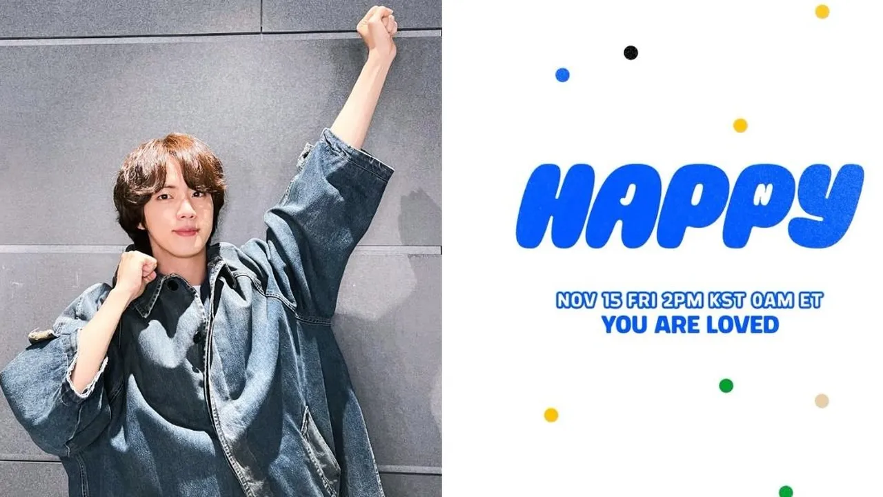 Jin BTS Comeback Solo dengan Album 'HAPPY', Rilis Bulan Depan!