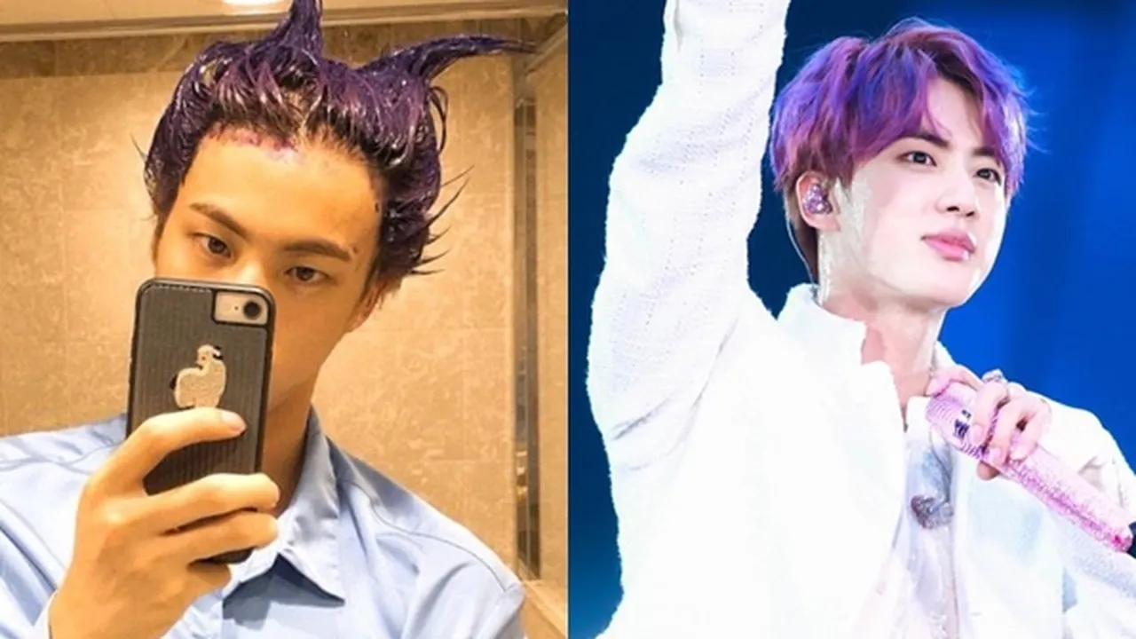 Jin BTS Warnai Rambut Sendiri, Sebut Dirinya 'Tinky Winky Teletubbies'