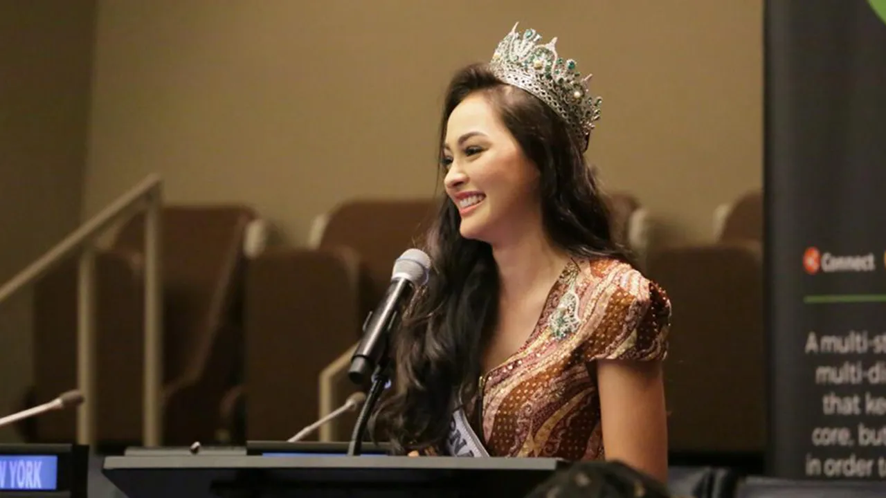 Jolene Marie, Puteri Indonesia Lingkungan 2019 Jadi Pembicara di PBB