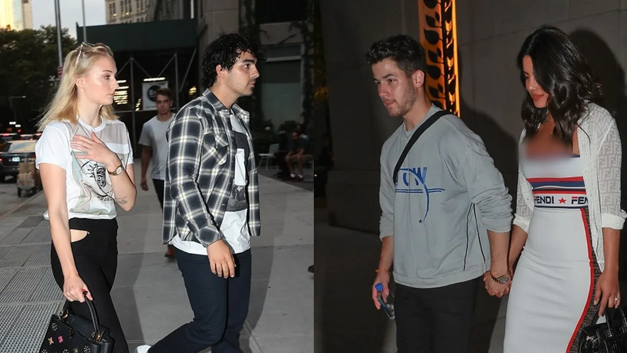 Jonas Double-Date! Nick-Priyanka Nonton Tenis Bareng Joe-Sophie Turner