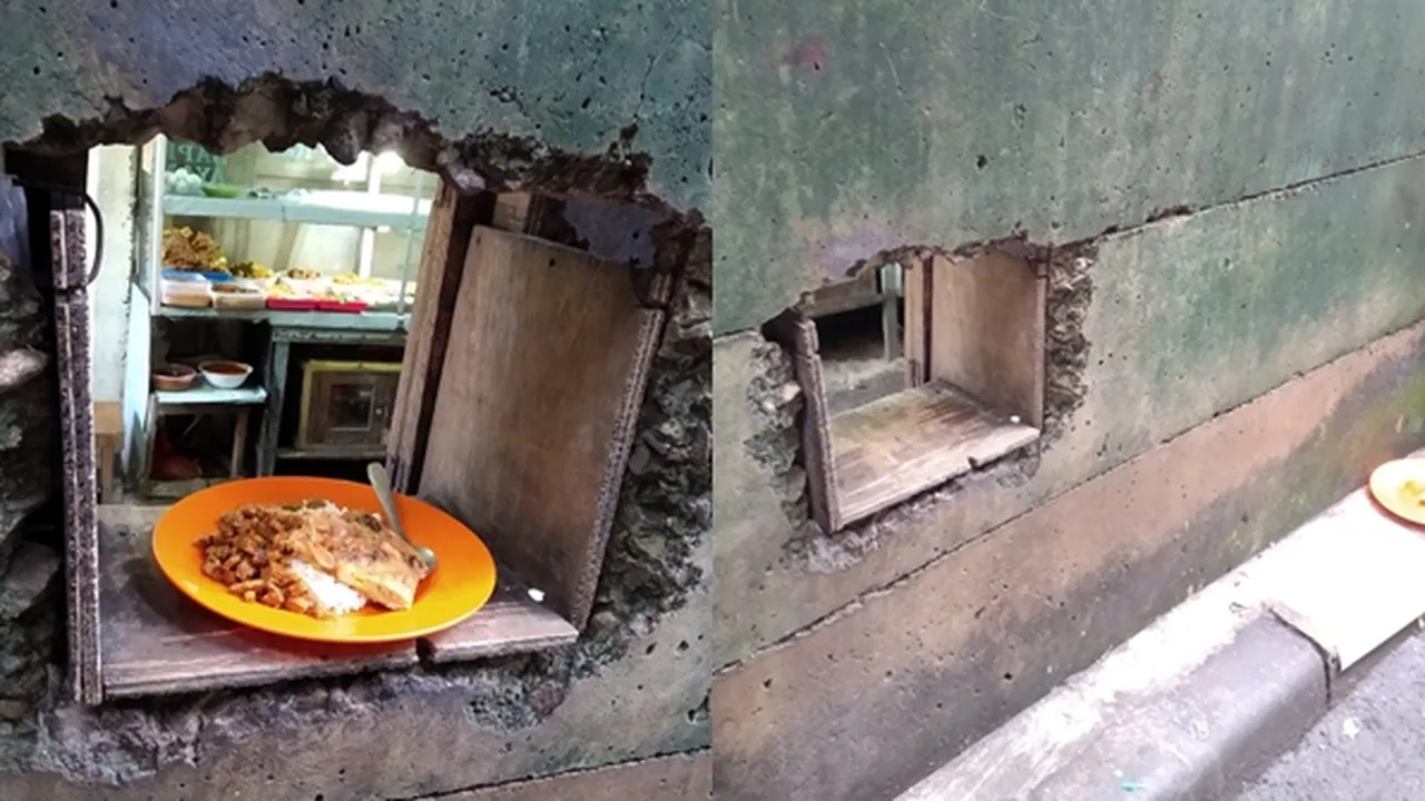 Jualan Ala Drive-Thru, Warung Nasi Berlubang di Kawasan SCBD Ini Jadi Viral