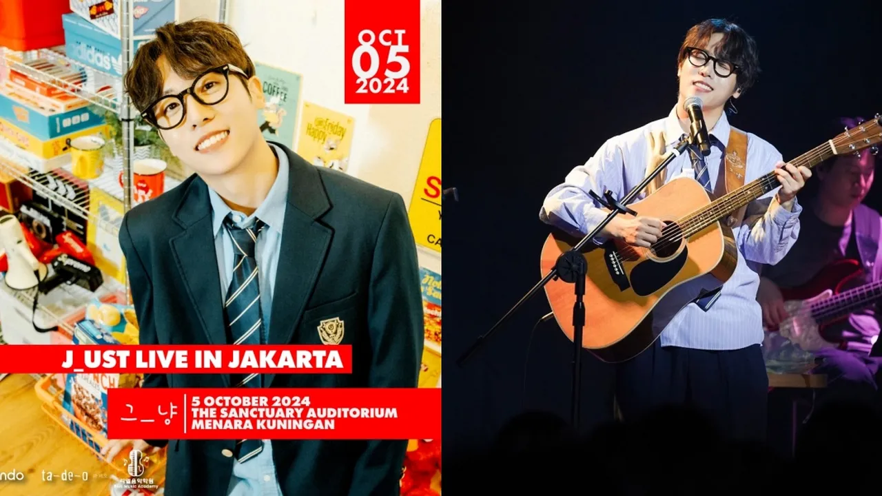 J_ust Siap Sapa Penggemar Indonesia Lewat Konser 'J_UST LIVE IN JAKARTA', Cek Seat Plan dan Harga Tiketnya