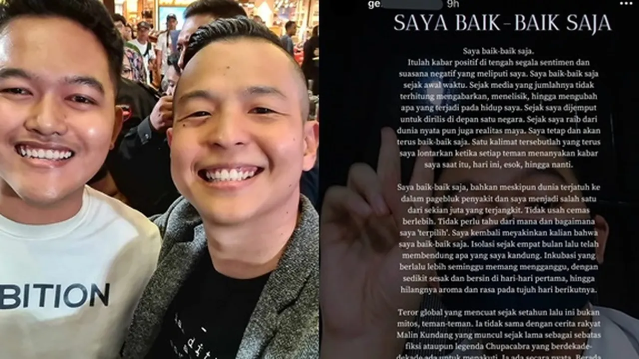 Kabar Terbaru yang Diduga Gilang 'Bungkus', Akui Baik-baik Saja hingga Sempat Terkena Covid-19
