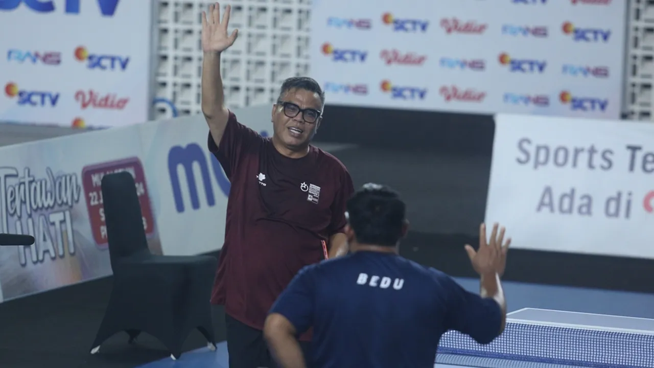 Kalahkan Bedu 3 Set Langsung, Abdel Ungkap Alasan Bisa Pertahankan Gelar Jawara Tenis Meja di TOSI