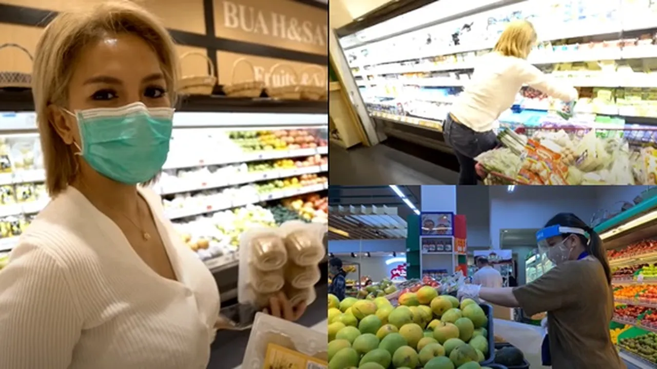 Tetap Stylish di Supermarket, 9 Potret Seleb Ini Sampai Kalap Belanja di Tengah Pandemi Corona Covid-19