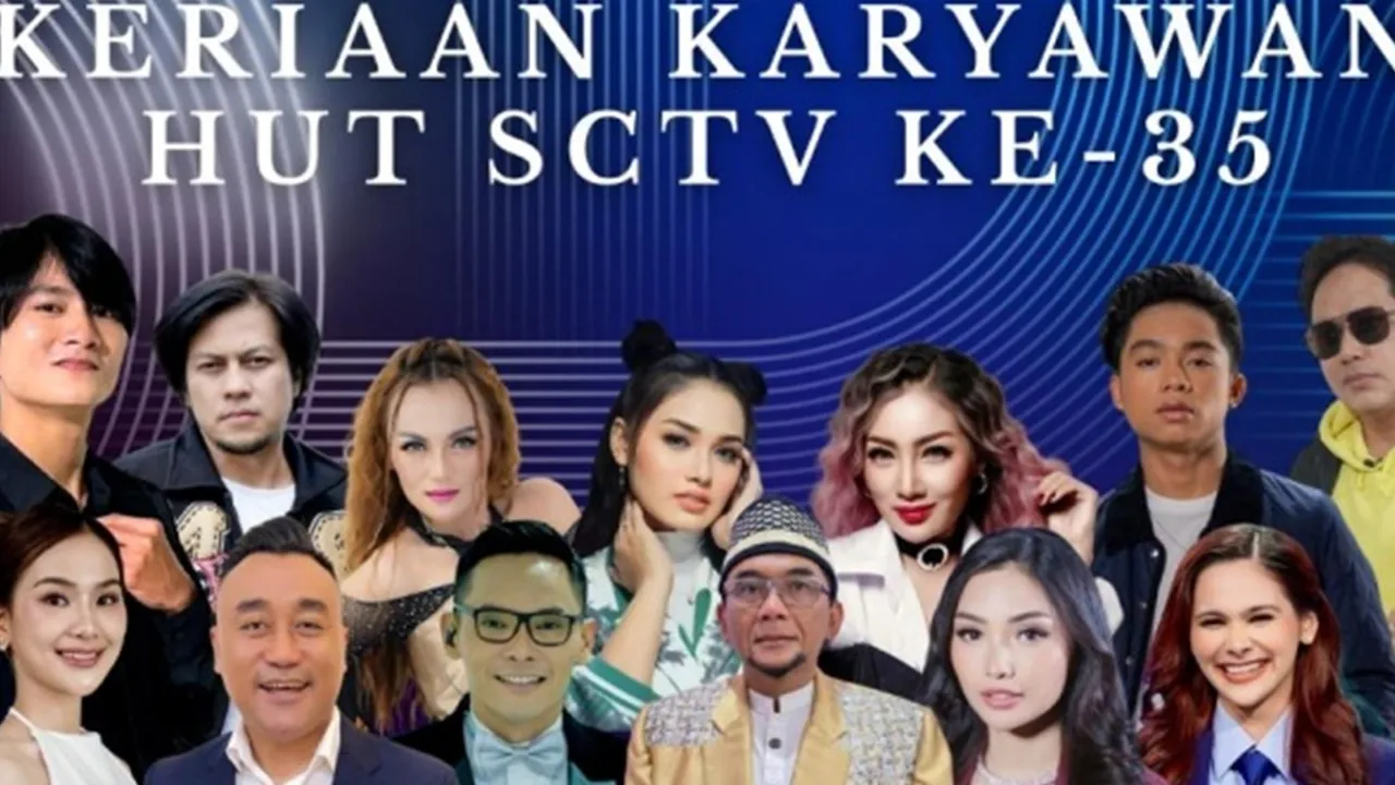 Karyawan SCTV Rayakan HUT Ke-35 dengan Karnaval dan Permainan Seru di SCTV Tower