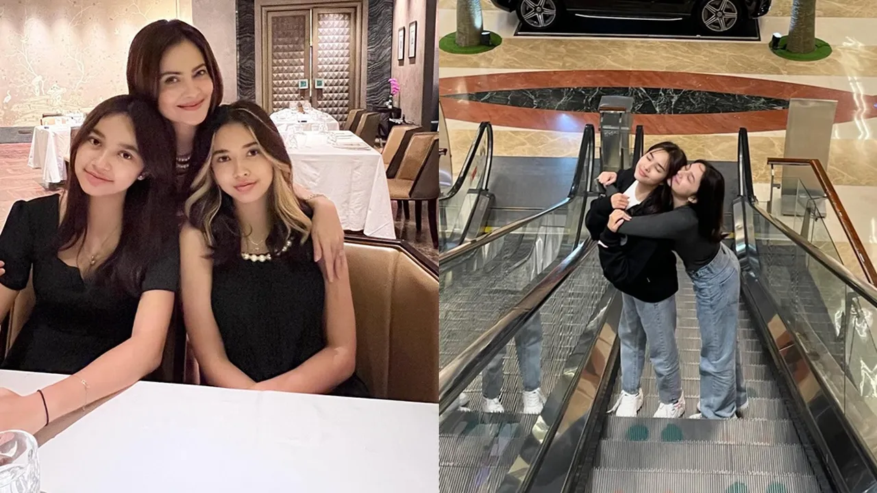 Kebersamaan Anak Cut Tari dan Anak Richard Kevin yang Akur - Sama-Sama Cantik