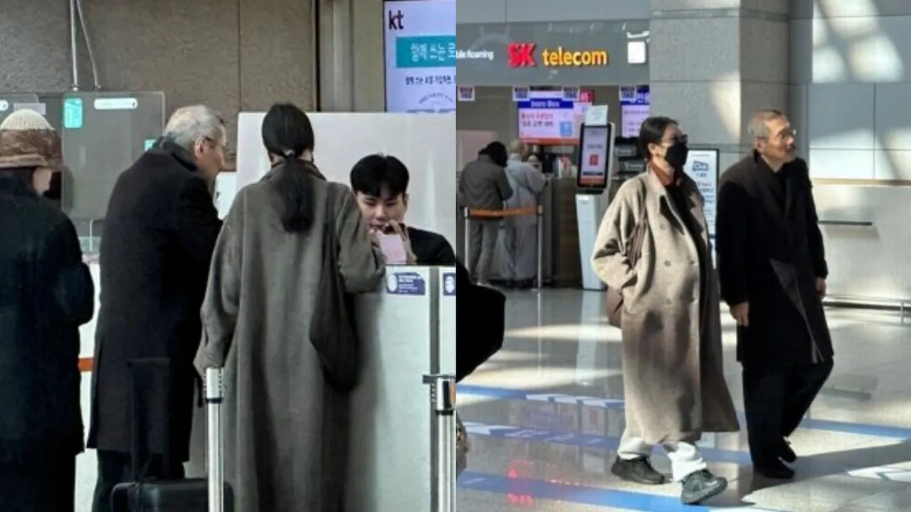 Kehamilan Masuk Usia Tujuh Bulan, Baby Bump Kim Min Hee Makin Kentara